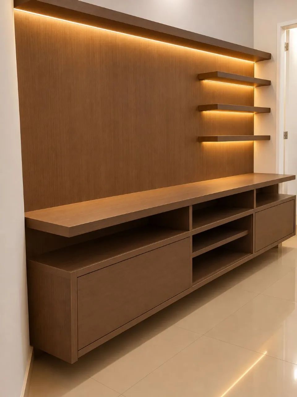 Rack com painel em MDF. - Foto 3
