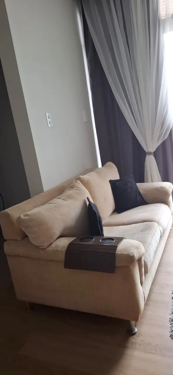 Sofá linho 2 lugares - Foto 2