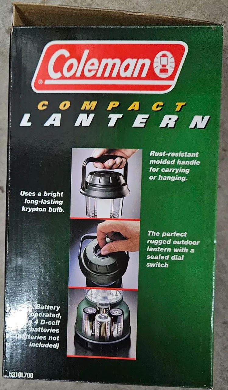 Lanterna compacta Coleman, "lamparina"! - Foto 5