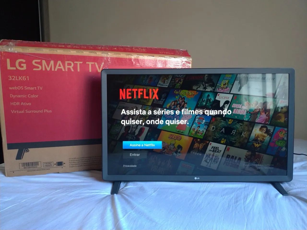 Smart TV LED 24 Polegadas - LG, Wi-Fi, Aplicativos, COMPLETA  - Foto 2
