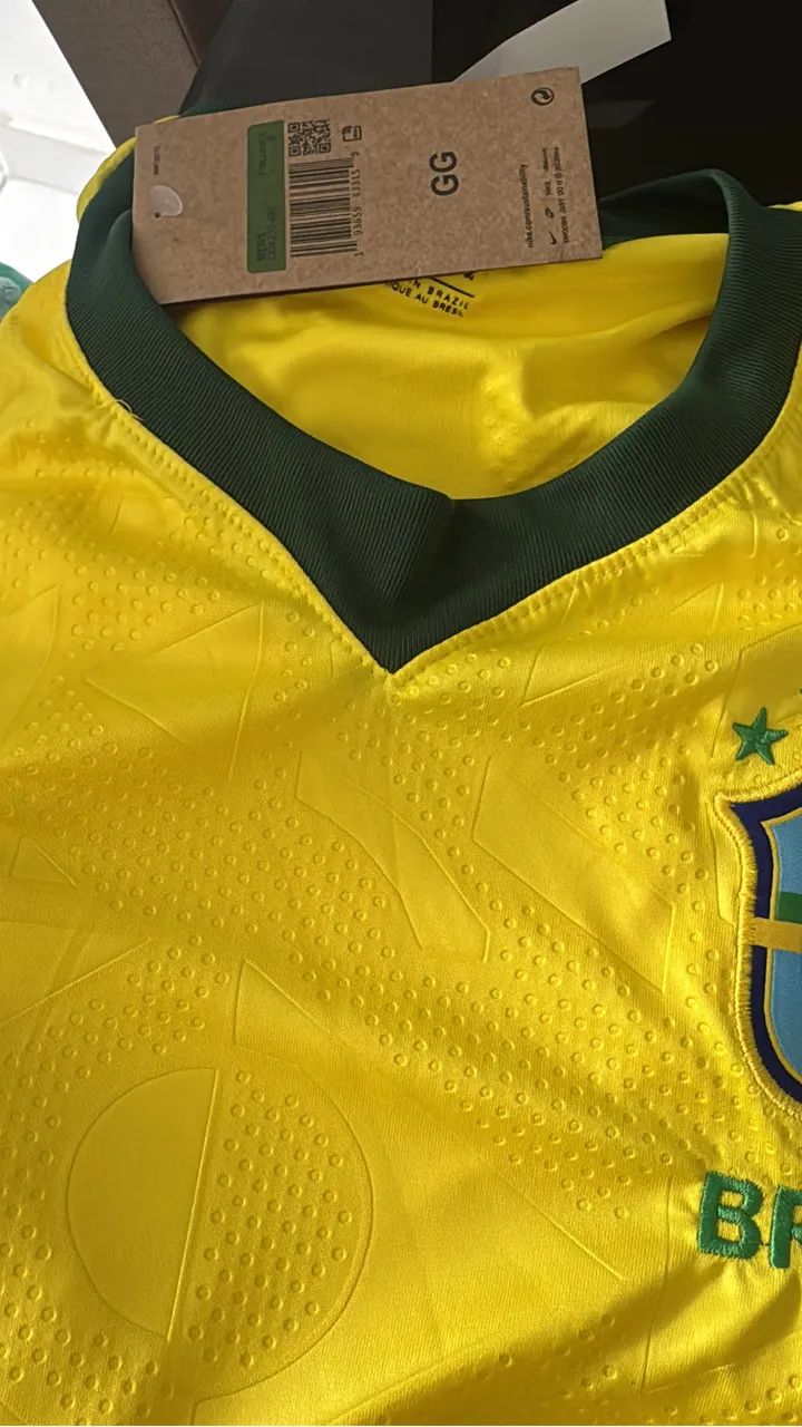 Camisa da seleção brasileira modelo torcedor  - Foto 4