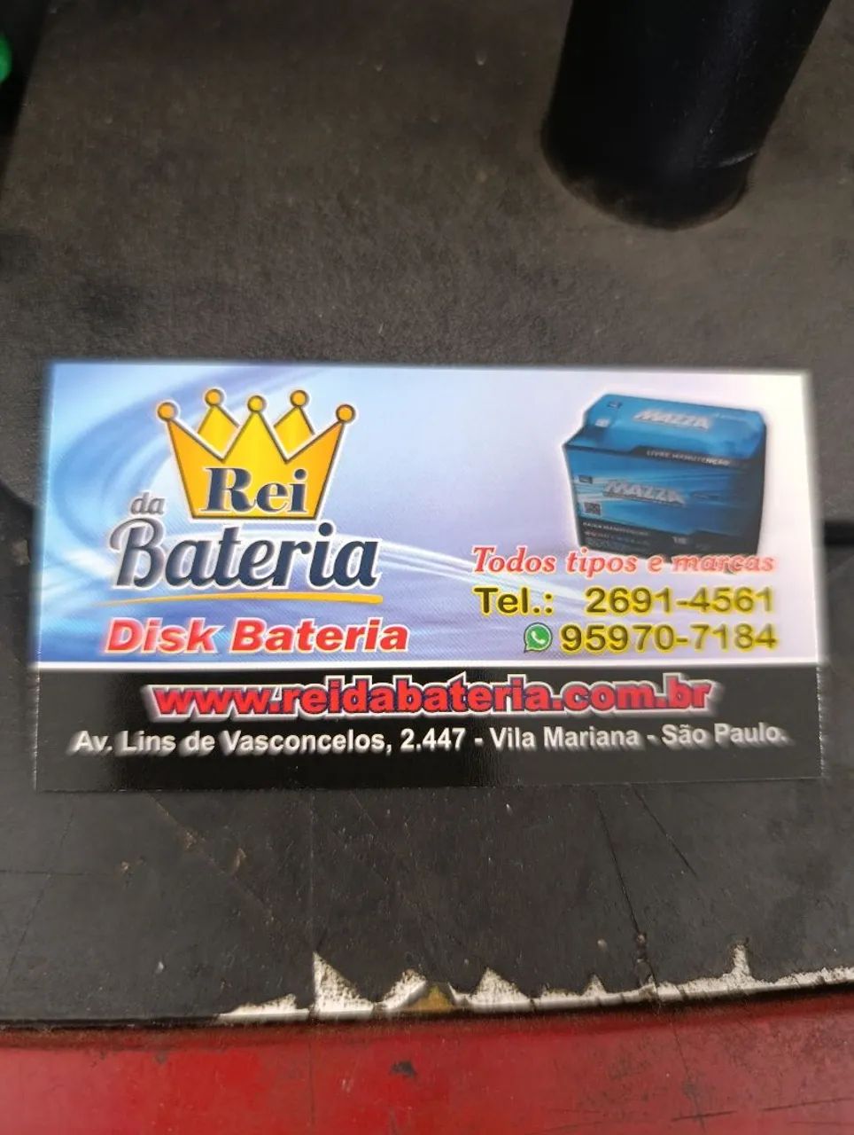 Instalador bateria com CNH A