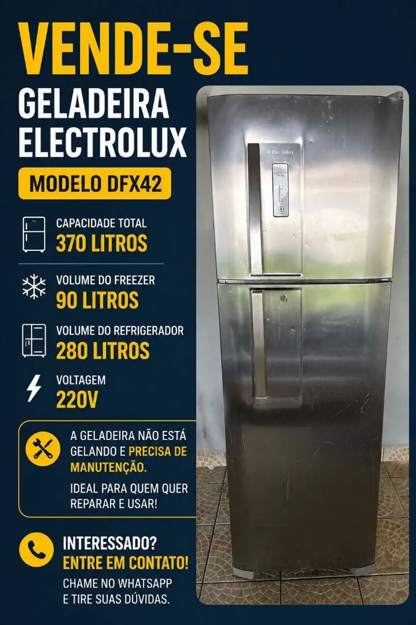 ELETROLUX INOX PERFEITO ESTADO