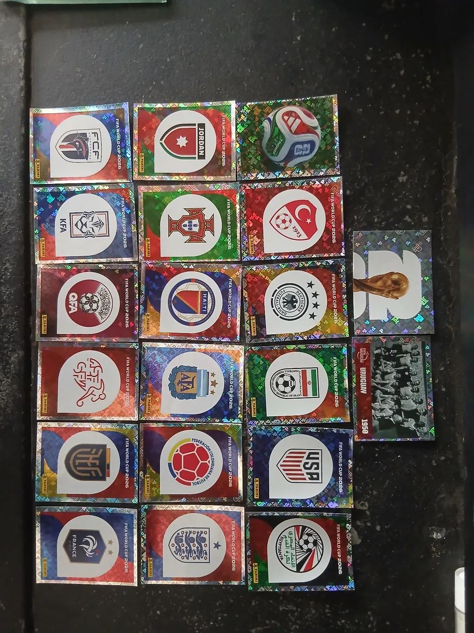 Figurinhas Brilhantes copa do mundo 2026