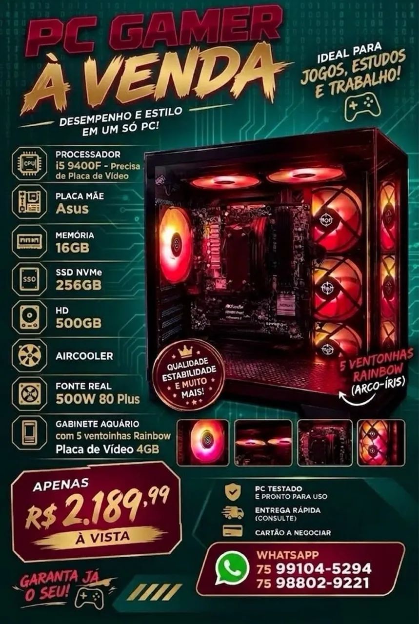 ? PC Gamer i5 9400F