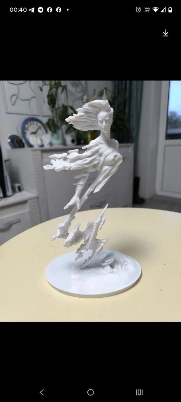 Escultura de 15cm Impressa em 3D