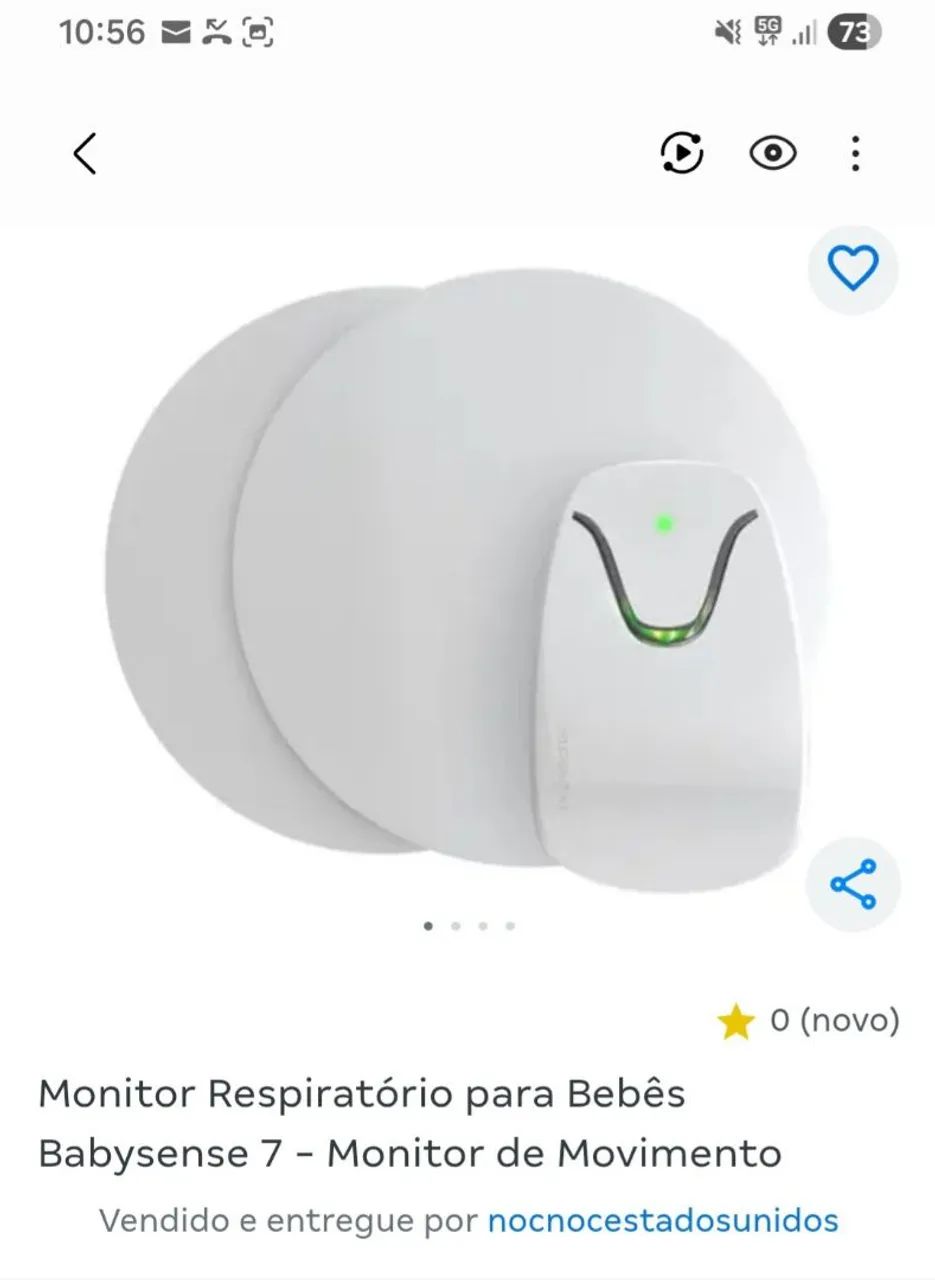 Monitor Respiratório bebê.