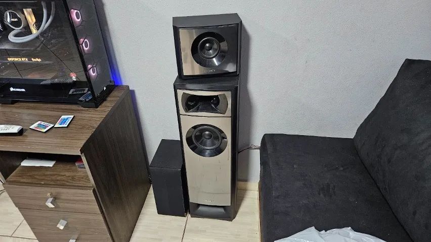 Home Teather Muteki HT M77 7.2 2014w com bluetooth nativo - Foto 3
