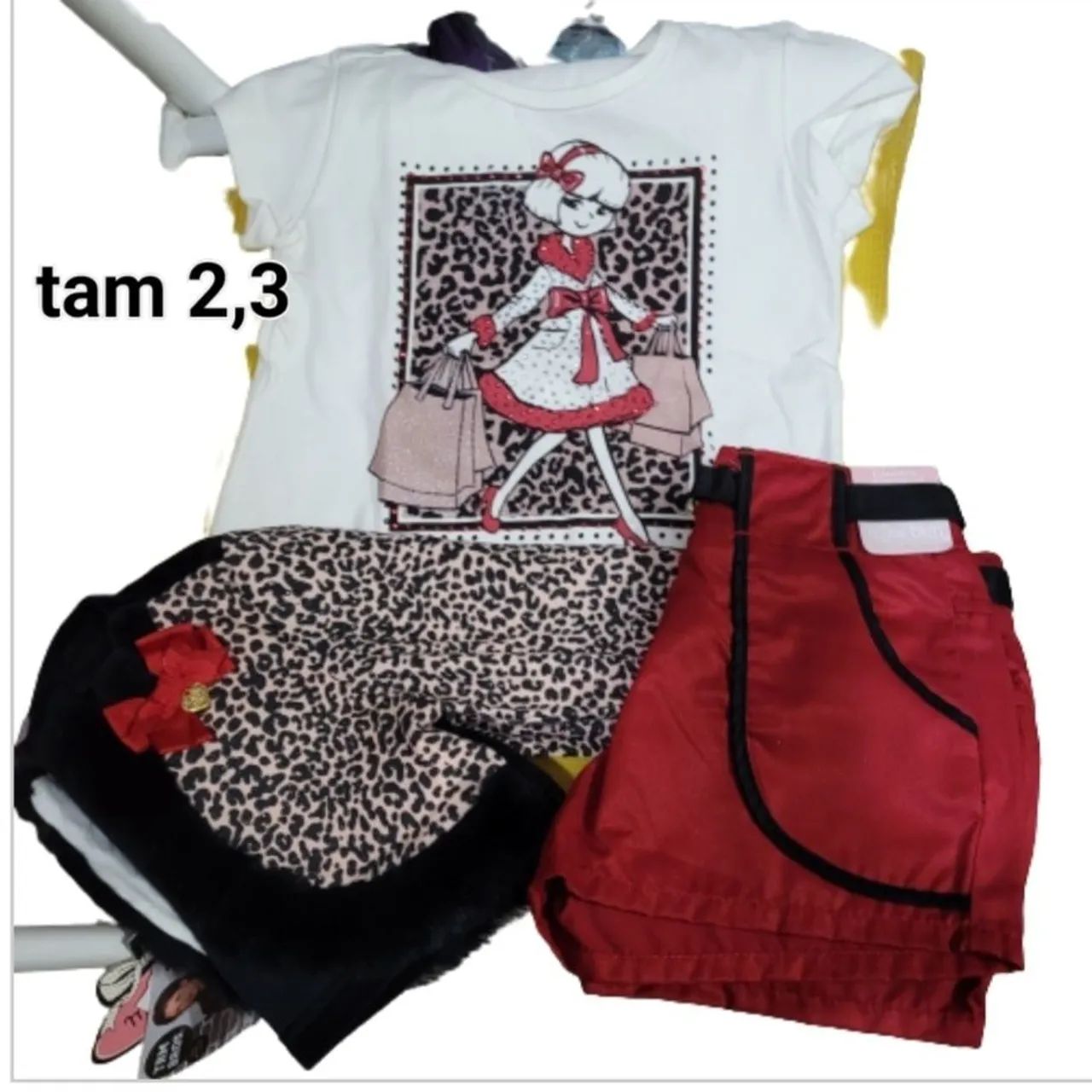 Vatias peças de roupas infantis usadas - Foto 6