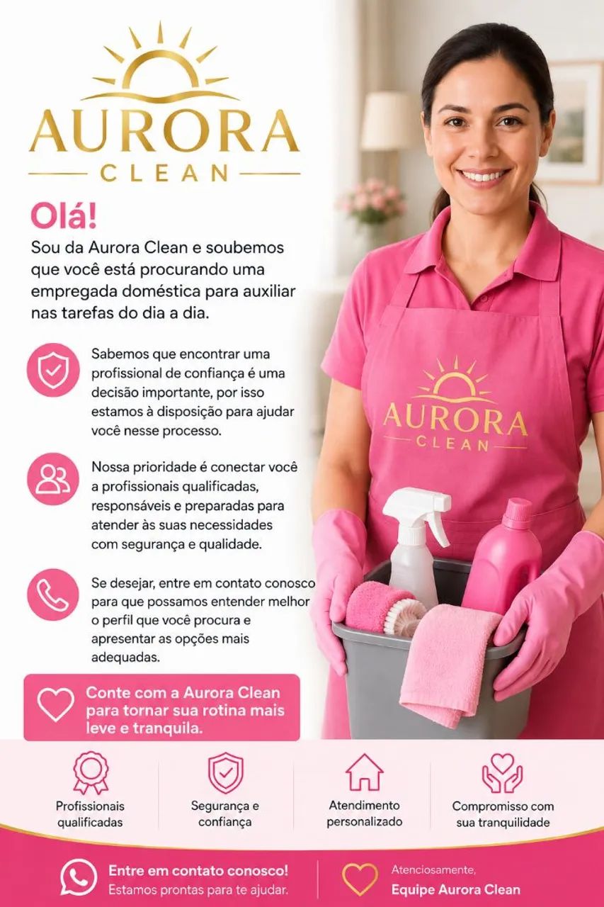 Enconte sua empregada doméstica, diarista ou babá!