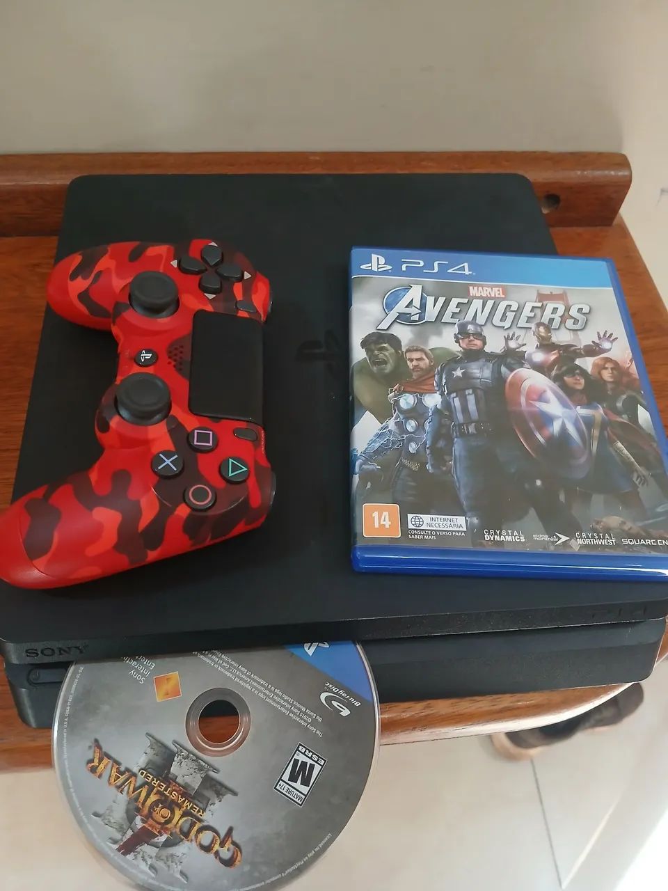 PS4 SLIM 1TB + 2 JOGOS + CONTROLE - Foto 3
