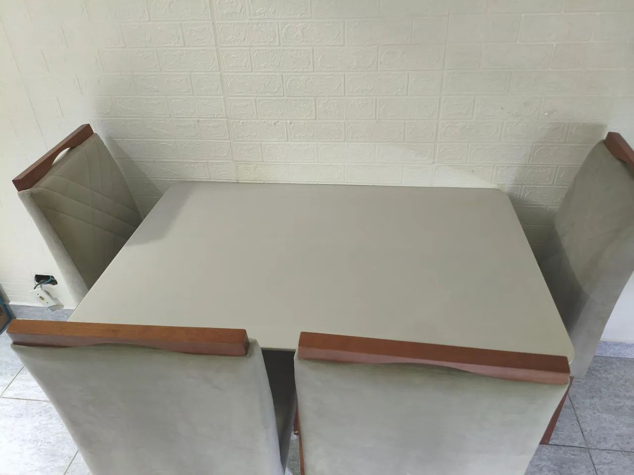 Mesa de Jantar 4 cadeiras 120x80 - Foto 3