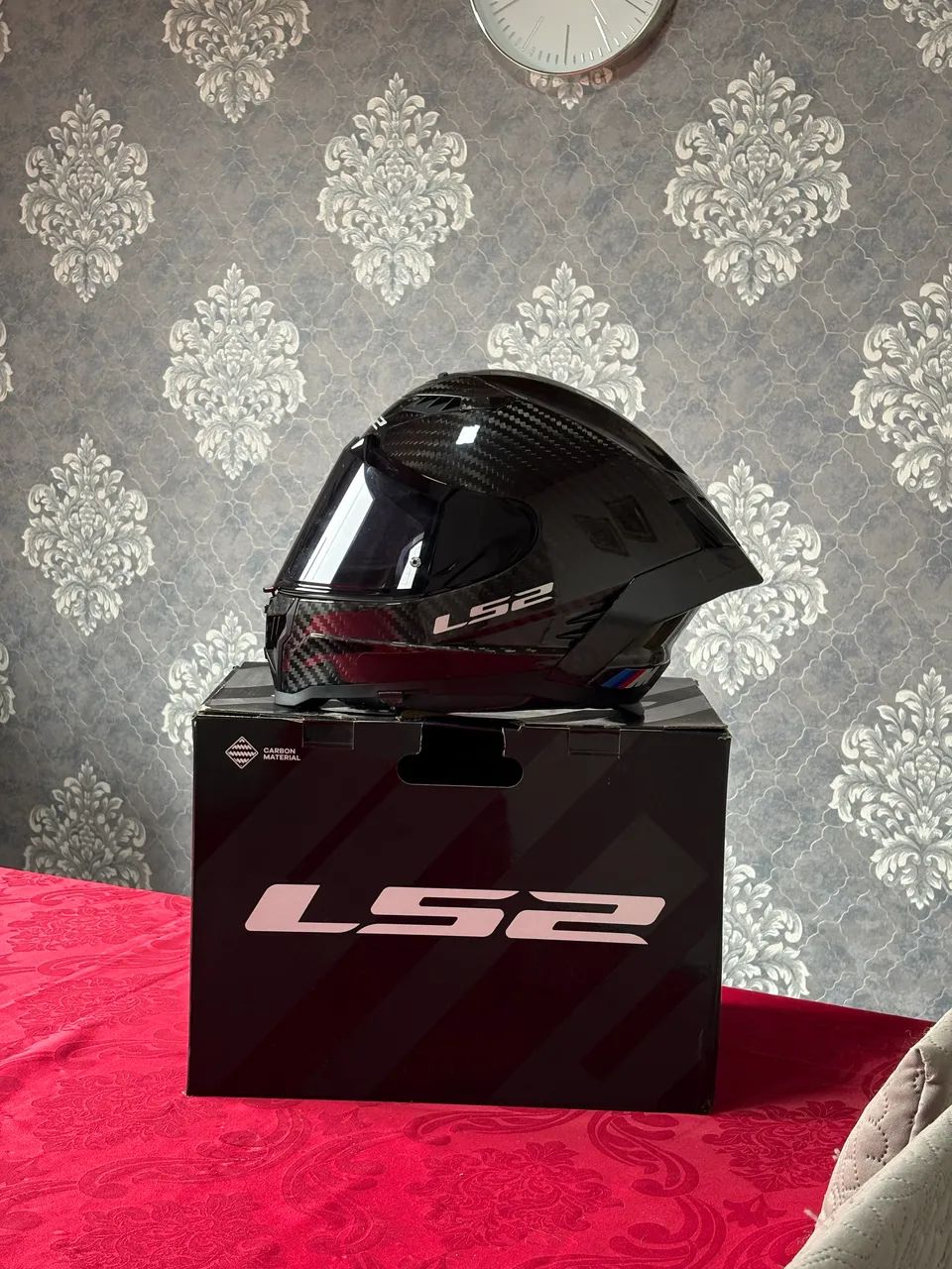 Capacete LS2 Dragon Solid Carbon - Foto 4