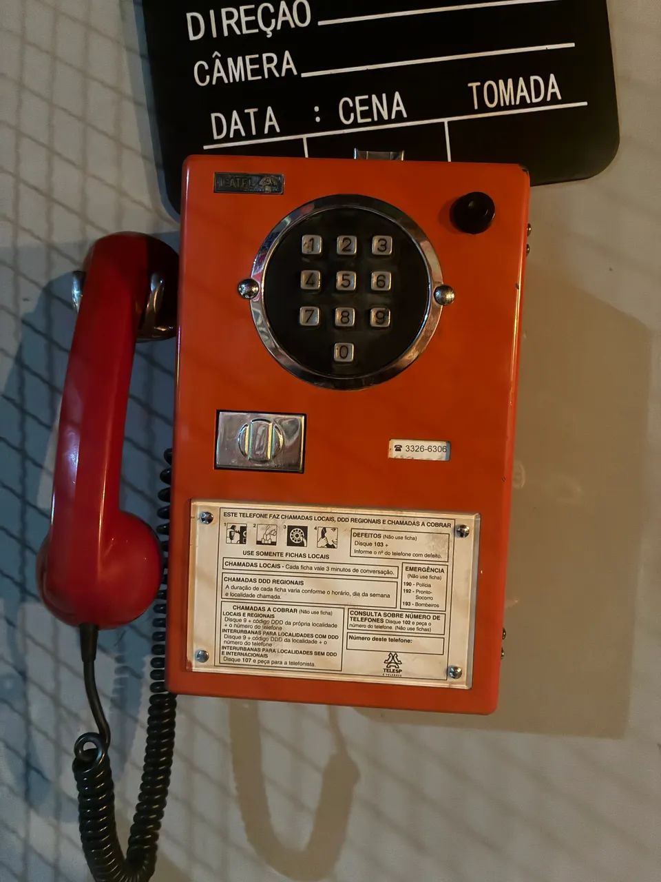 Telefone antigo orelhão  - Foto 2