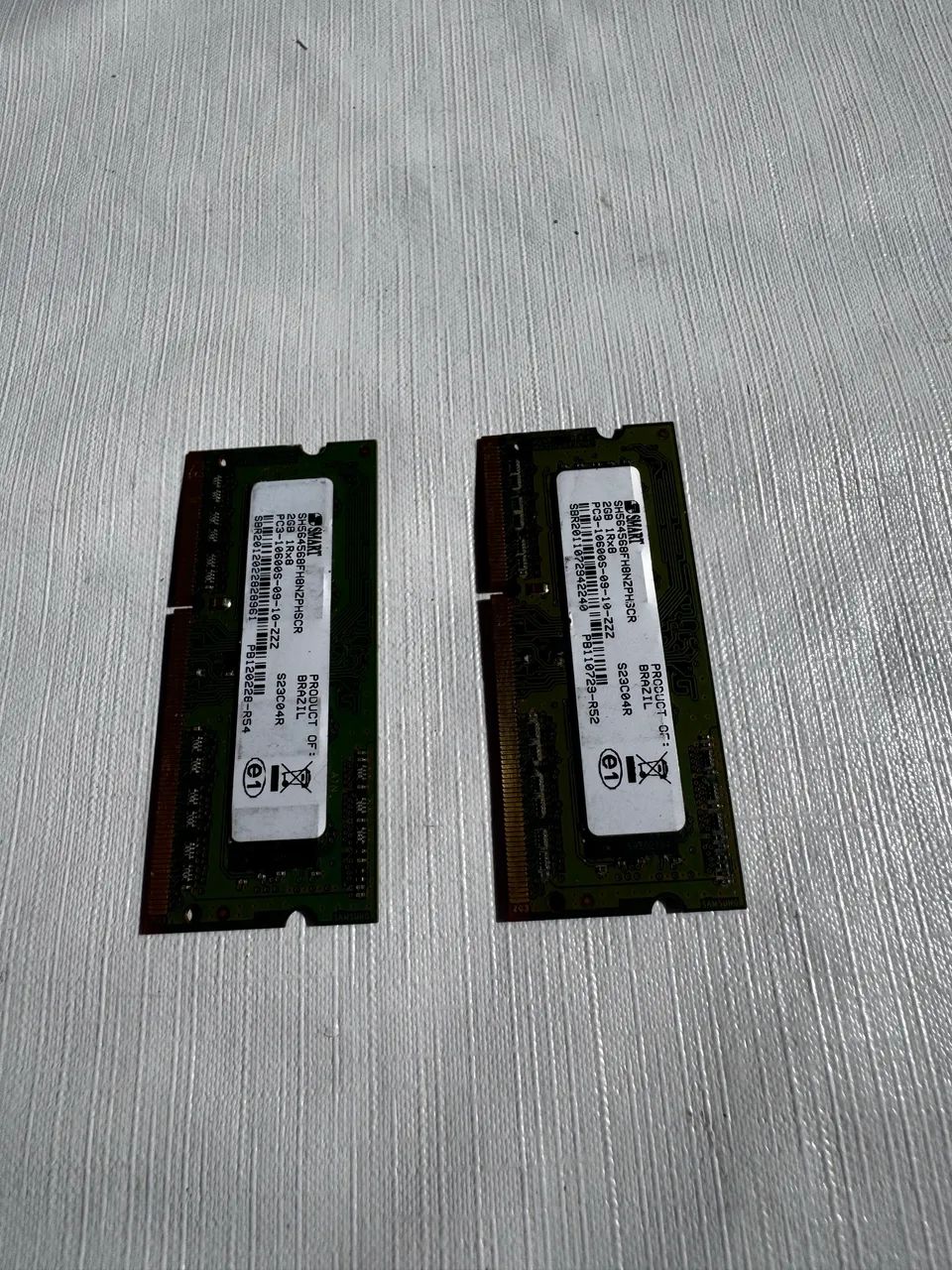 Smart memória para Notebook 2GB 1Rx8  10600s Kit c/2pçs (Usada) - Foto 3