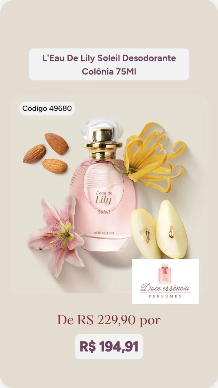 Perfumes boticário 