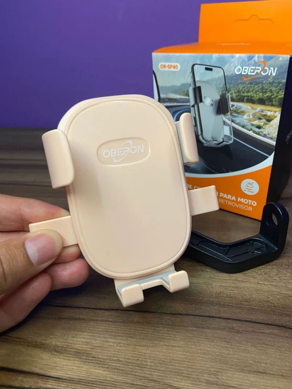 Suporte de Celular para Moto Oberon OR-SP40