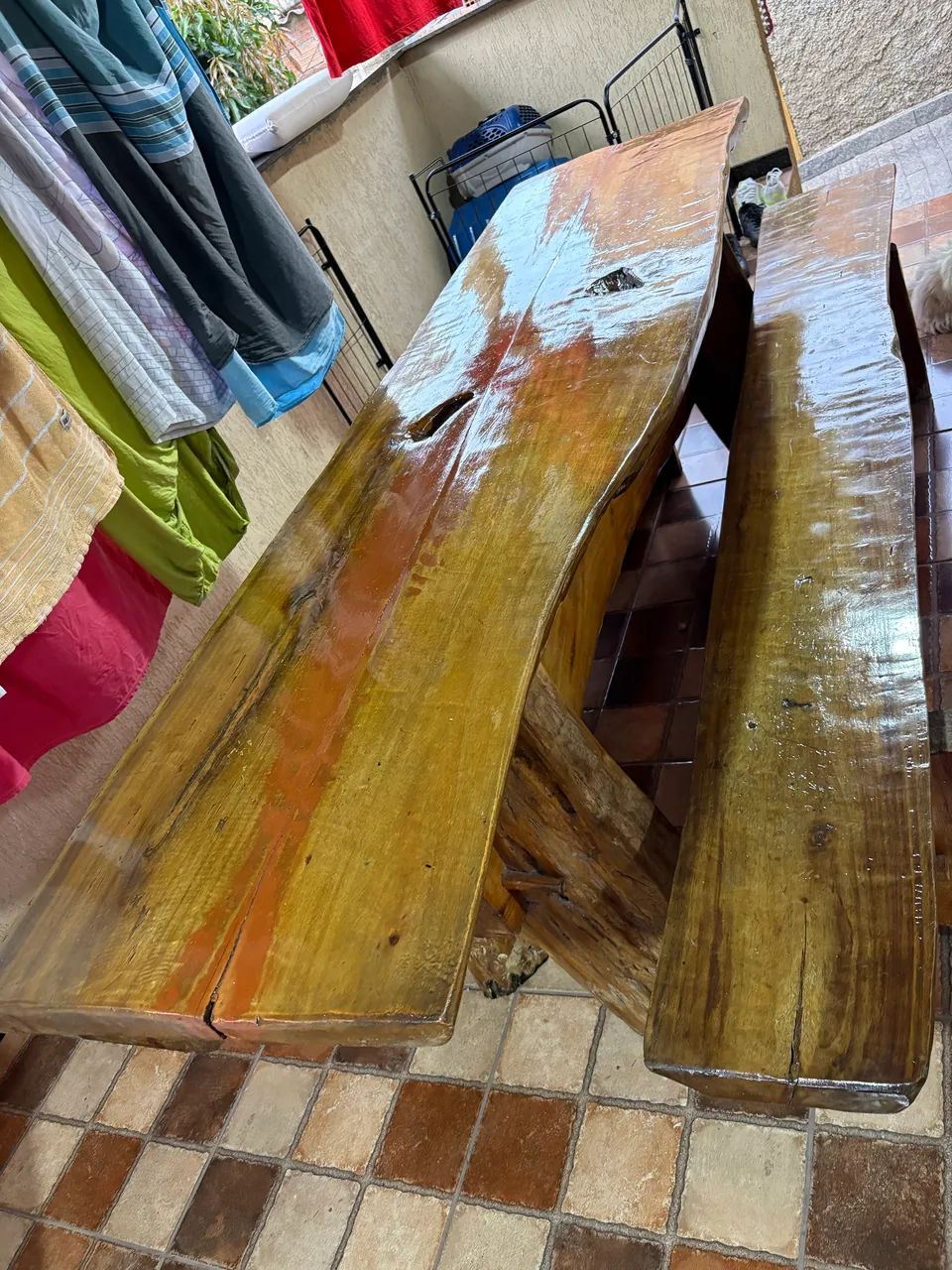 MESA MADEIRA MACIÇA  - Foto 2