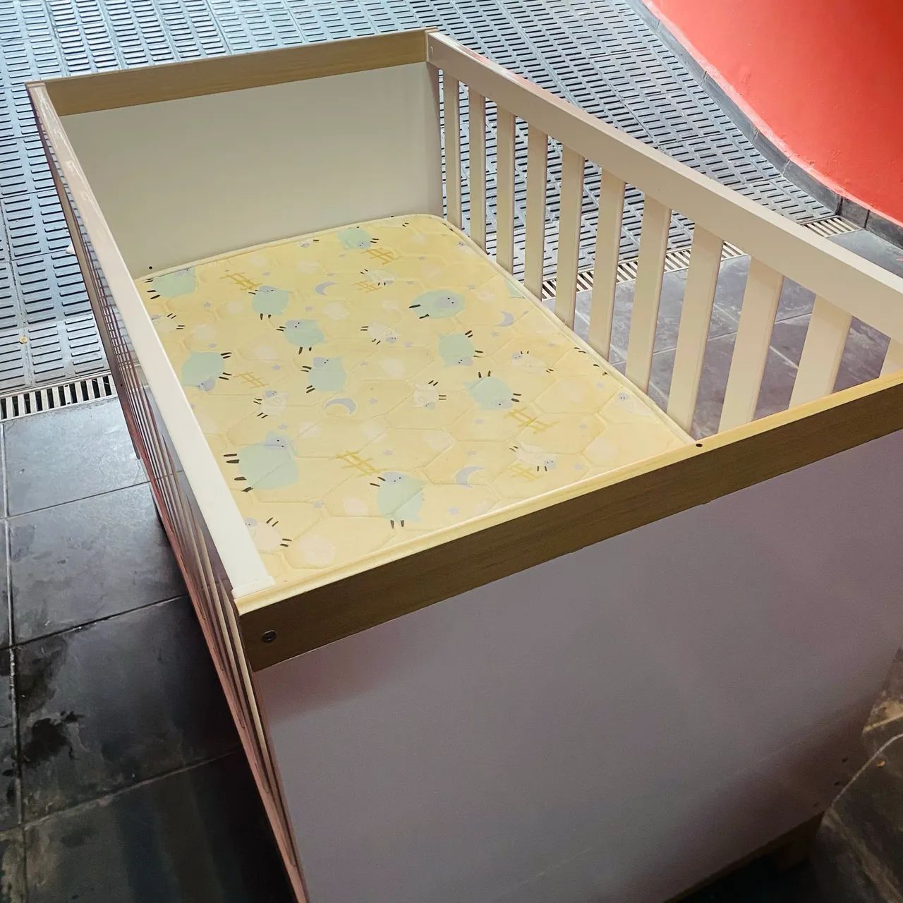 Berço Branco + Colchão Lestespuma Baby 23 INN - Ótimo Estado