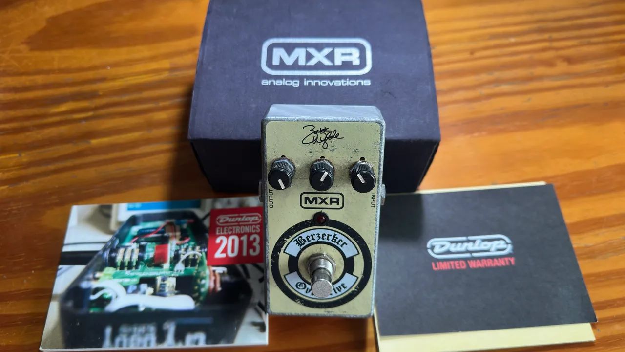 Pedal Zakk Wylde Mxr Zw44 Berzerker Overdrive (Usado