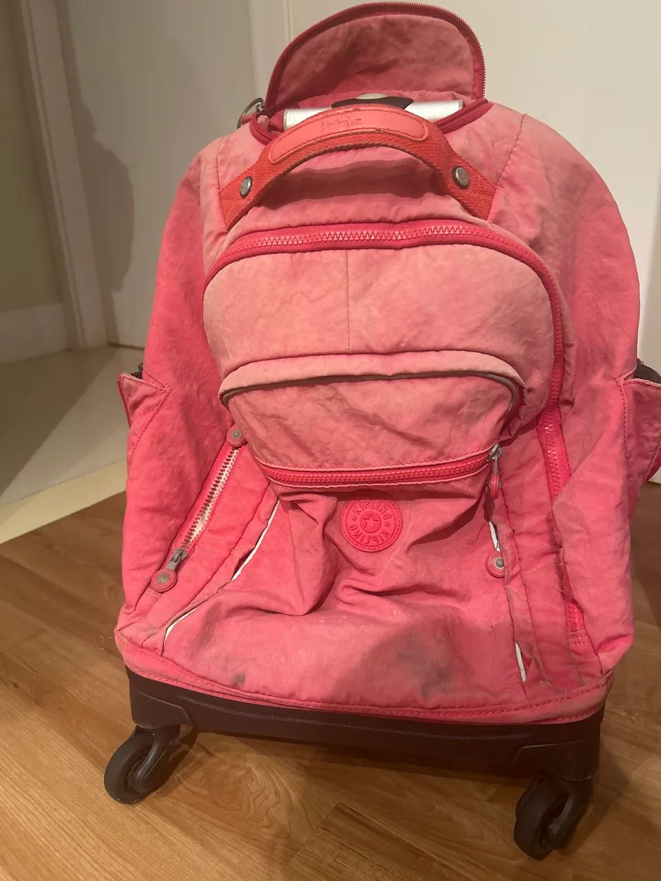 Mochila Kipling rodinhas  