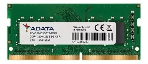 MEMORIA RAM ADATA DDR4 8GB 3200MHz