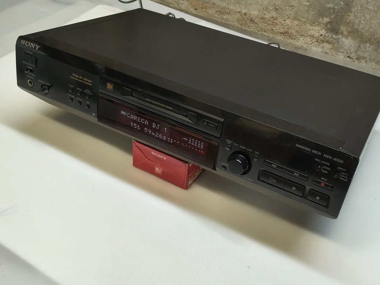 MDS je520 mini disc deck sony - Foto 2