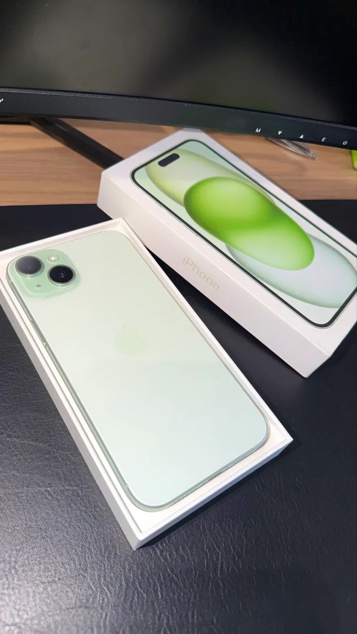 iPhone 15 Plus 128GB Green - Verde - Celulares e Smartphones