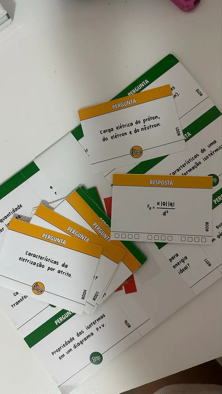 Kit Chama o Físico Original Completo + Flashcards ENEM - Foto 4