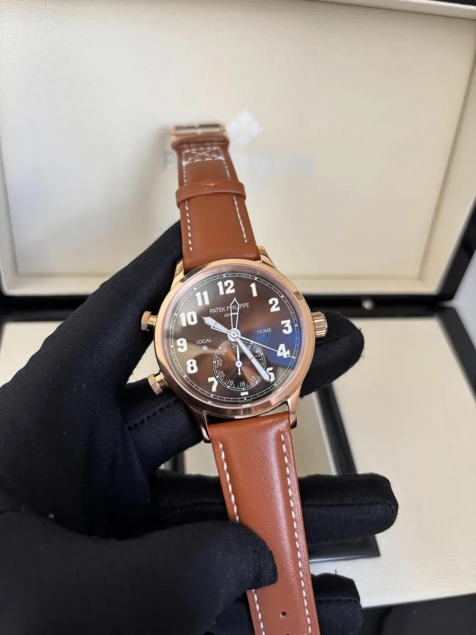 PATEK PHILIPPE ビジネスバッグ ブラウン Relogio PATEK PHILIPPE - NEW LUNAR - Acessórios - Higienópolis