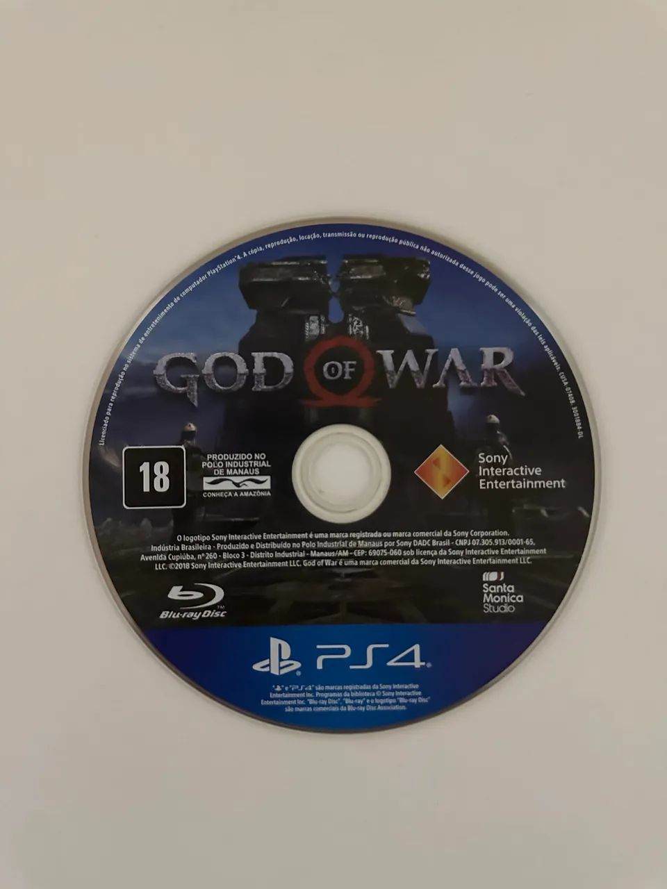 Jogo de Ps4 God of  War 