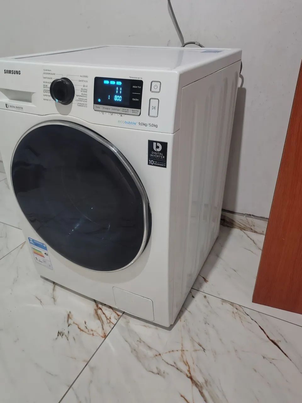 Máquina de lavar e e seca Samsung 09 kg - Foto 2