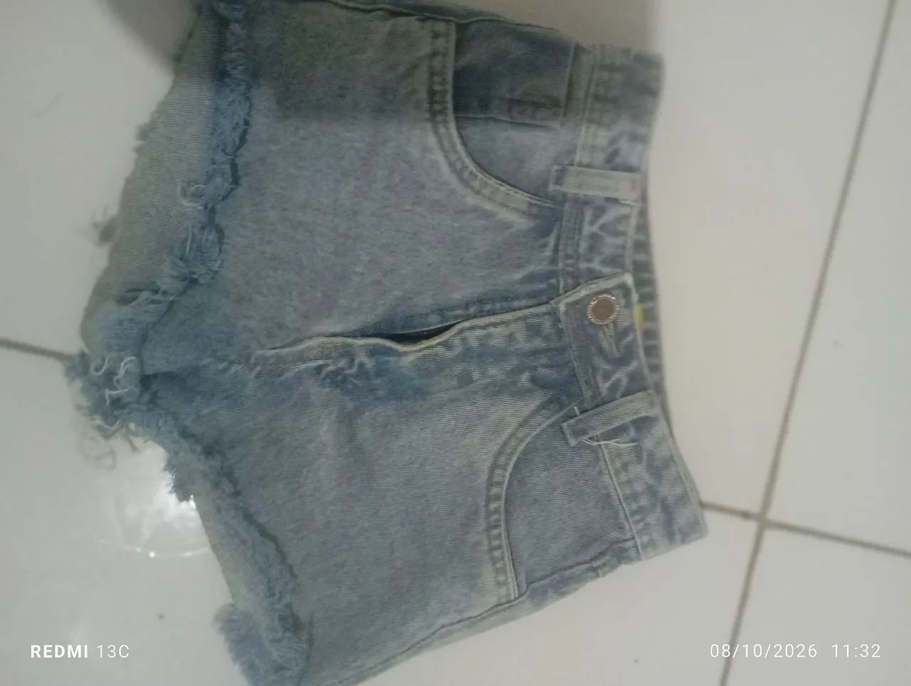 Short e saia infantil