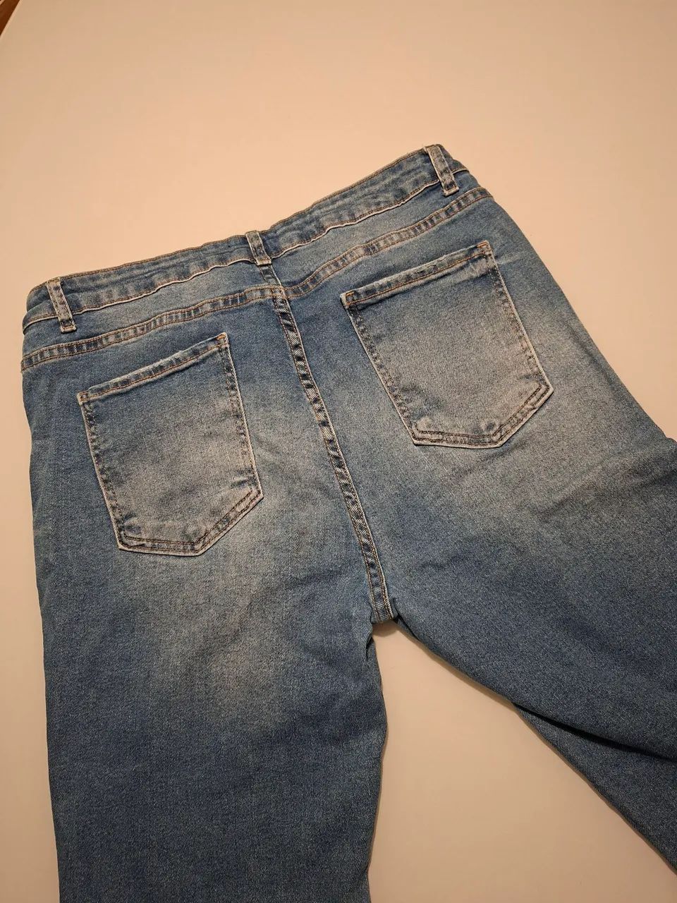 Calça Jeans Skinny Marisa Y2K Destroyed Apliques 44 - Foto 3