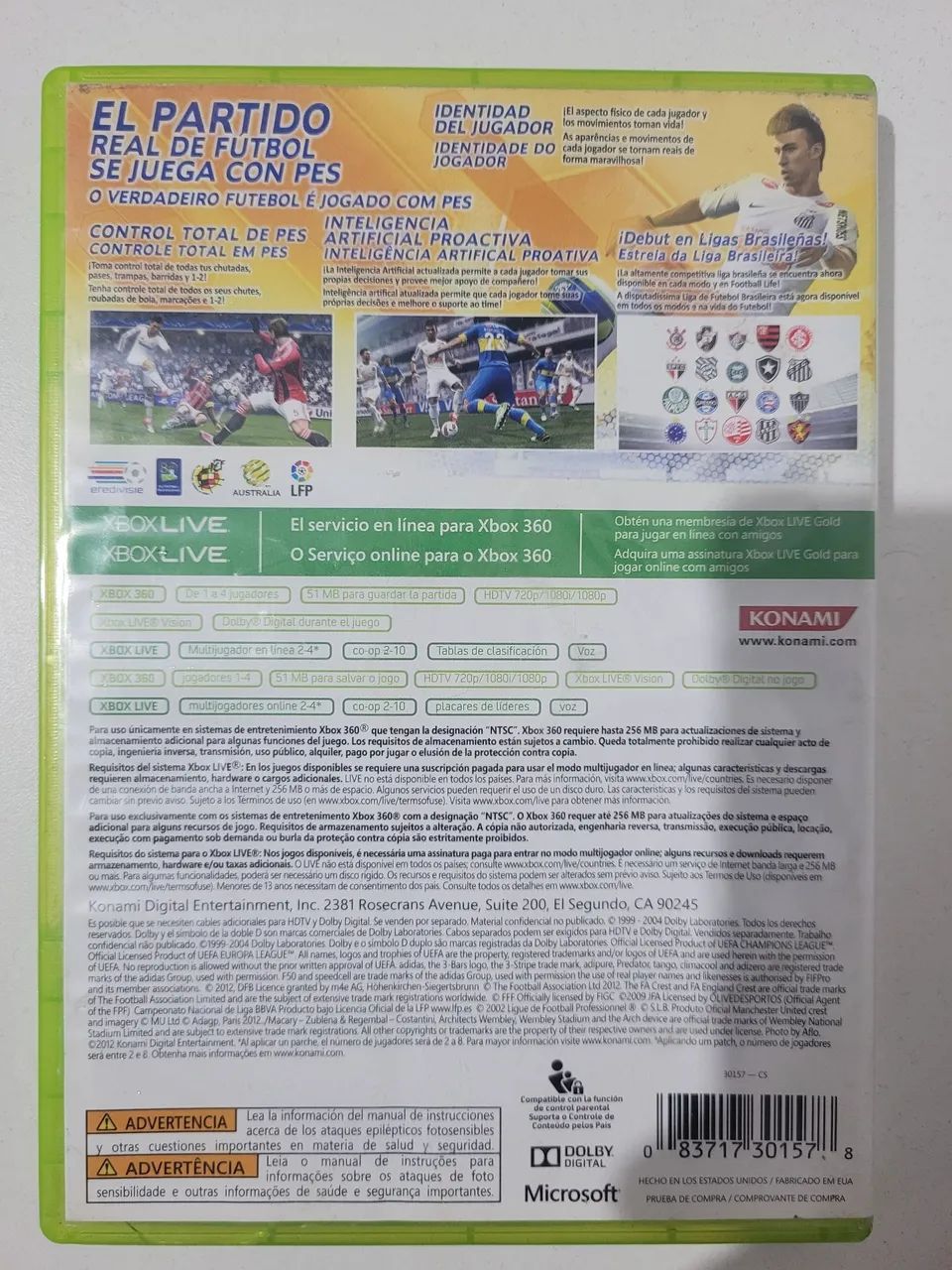 PES 2013 XBOX 360 COMPLETO  - Foto 2