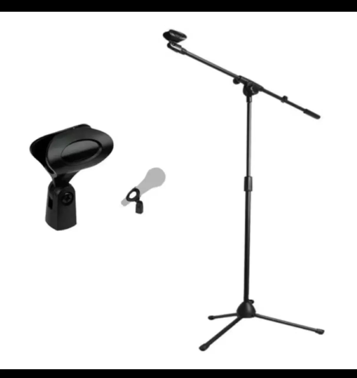 Pedestal girafa microfone 