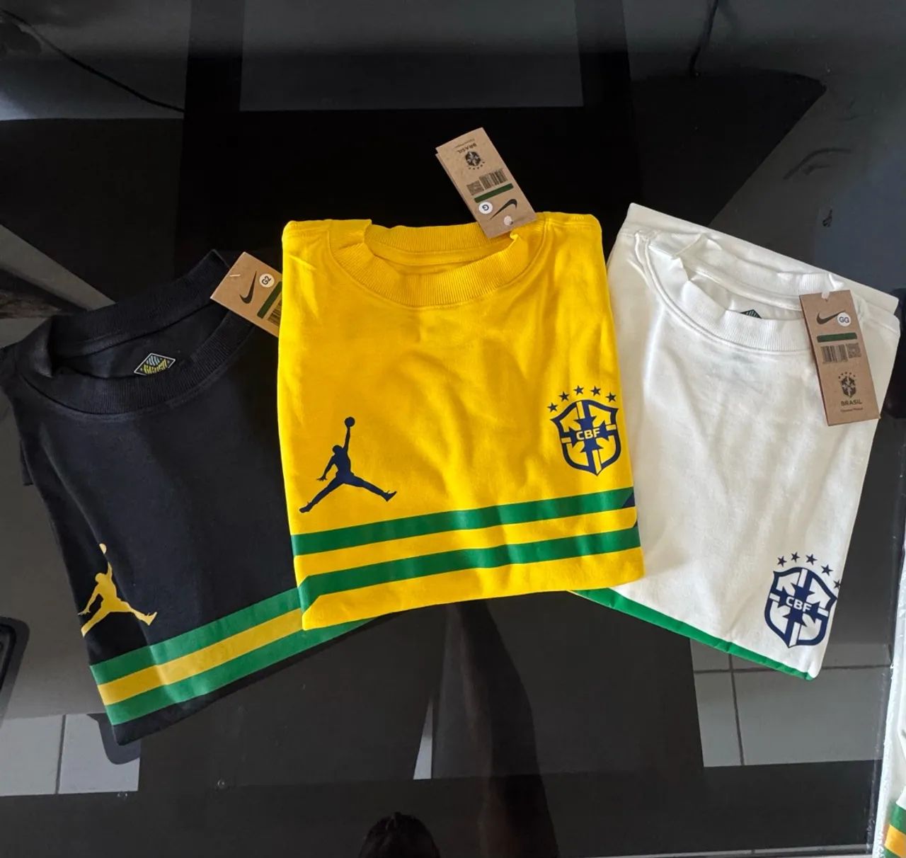 Camisa oversized suedine Jordan Brasil 