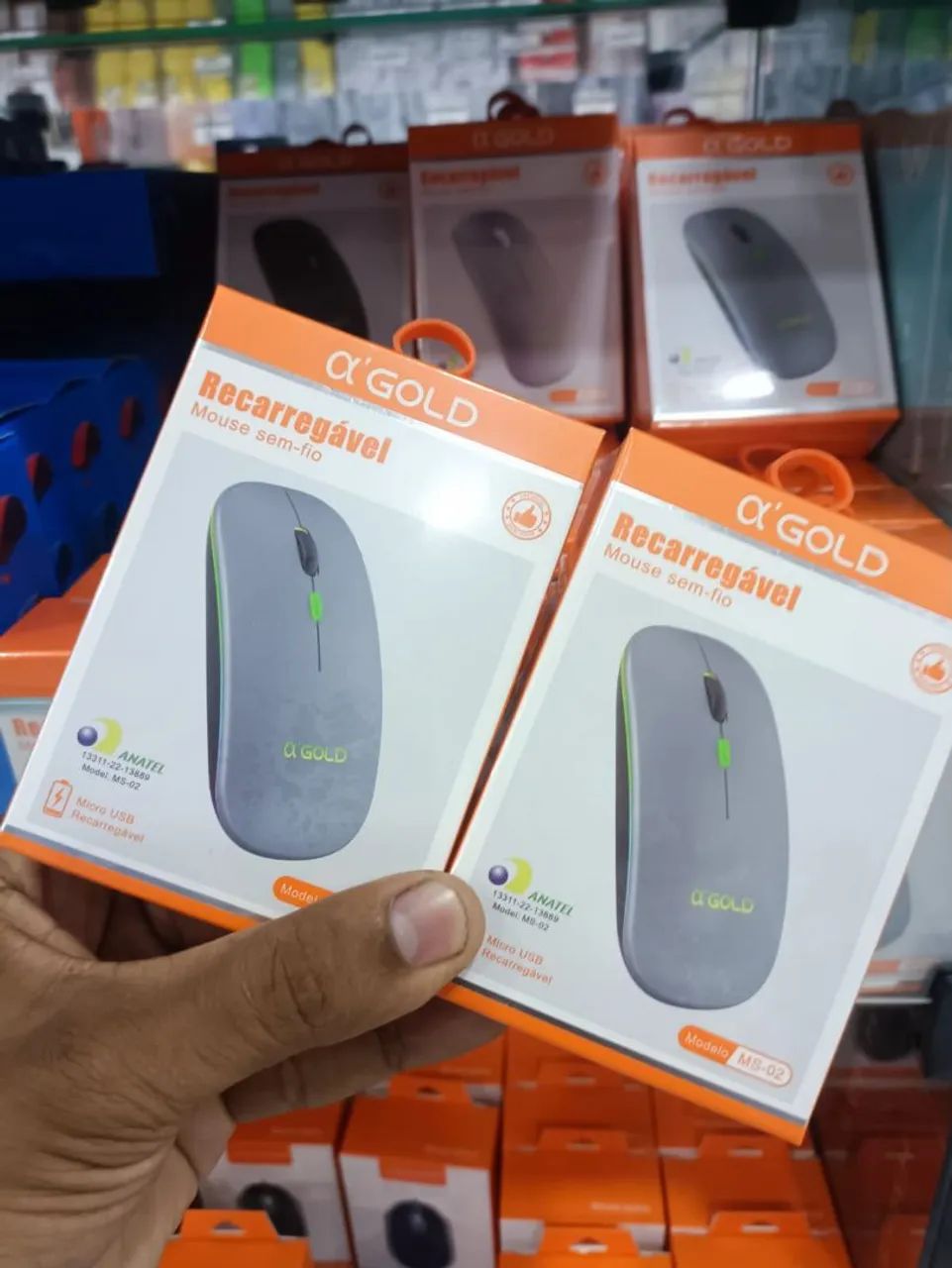 Mouse Bluetooth Recarregável pra computador tablet TVs - Foto 2