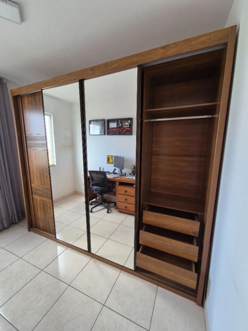 Guarda-Roupa Duplex Piero - C/2 Espelhos - Foto 2