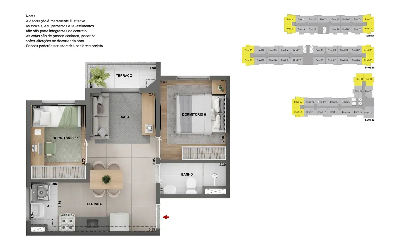 PLANTA 38m²