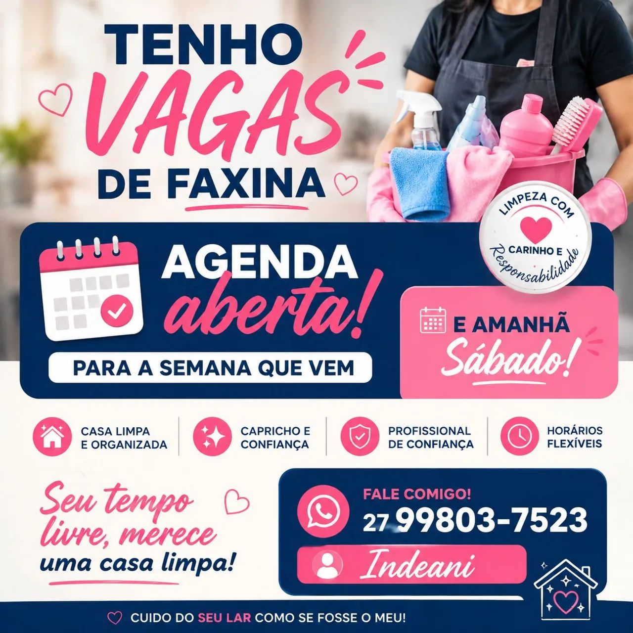 Diarista faxineira 