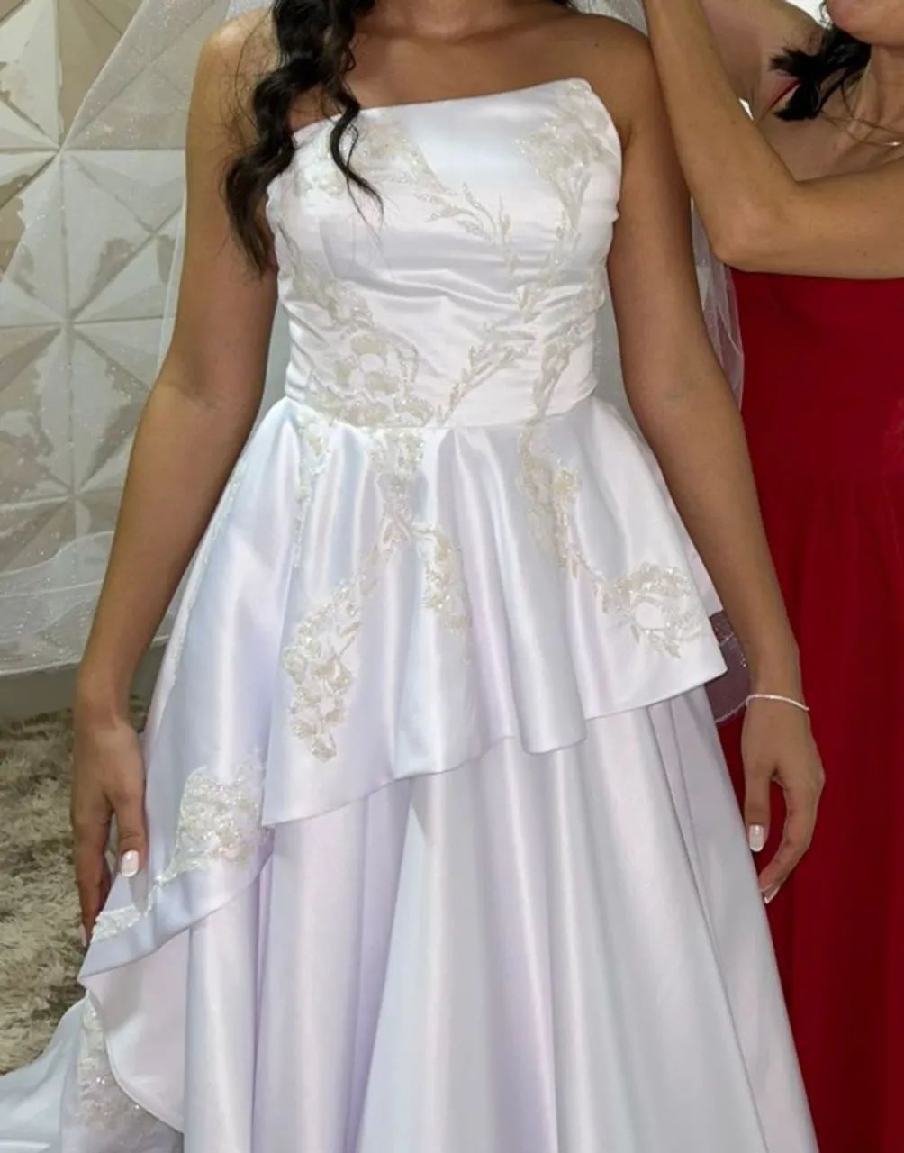 Vestido de noiva  TAM 36/38- usado 1x - Foto 2