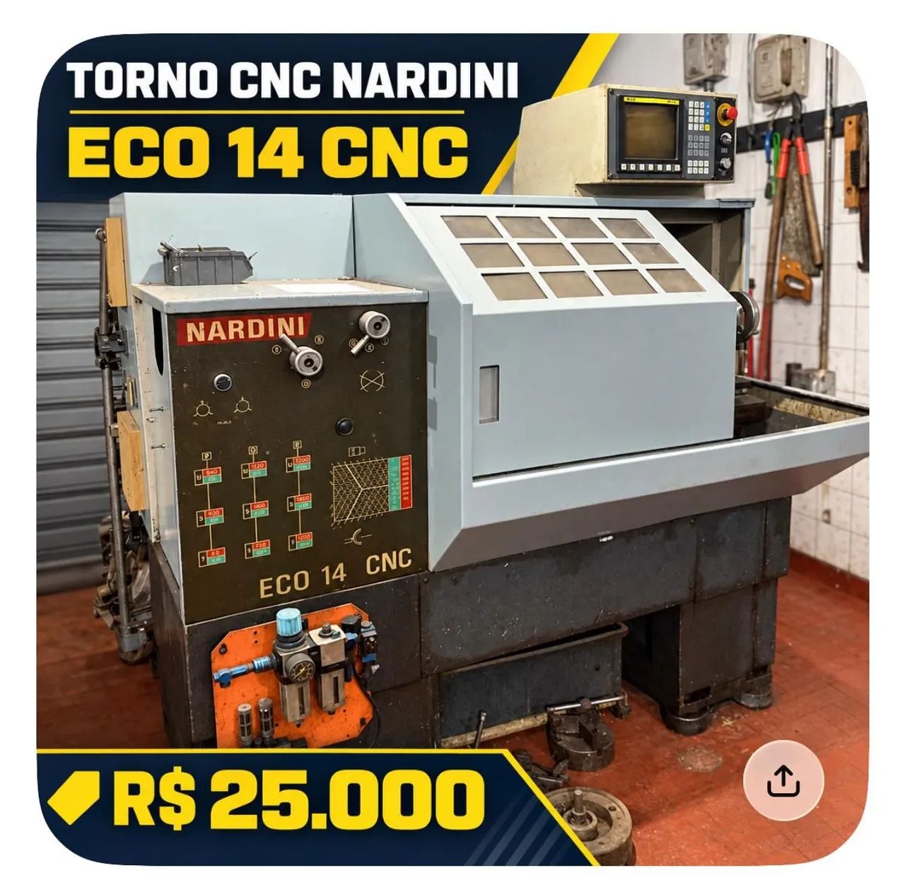 Torno CNC Nardini ECO 14