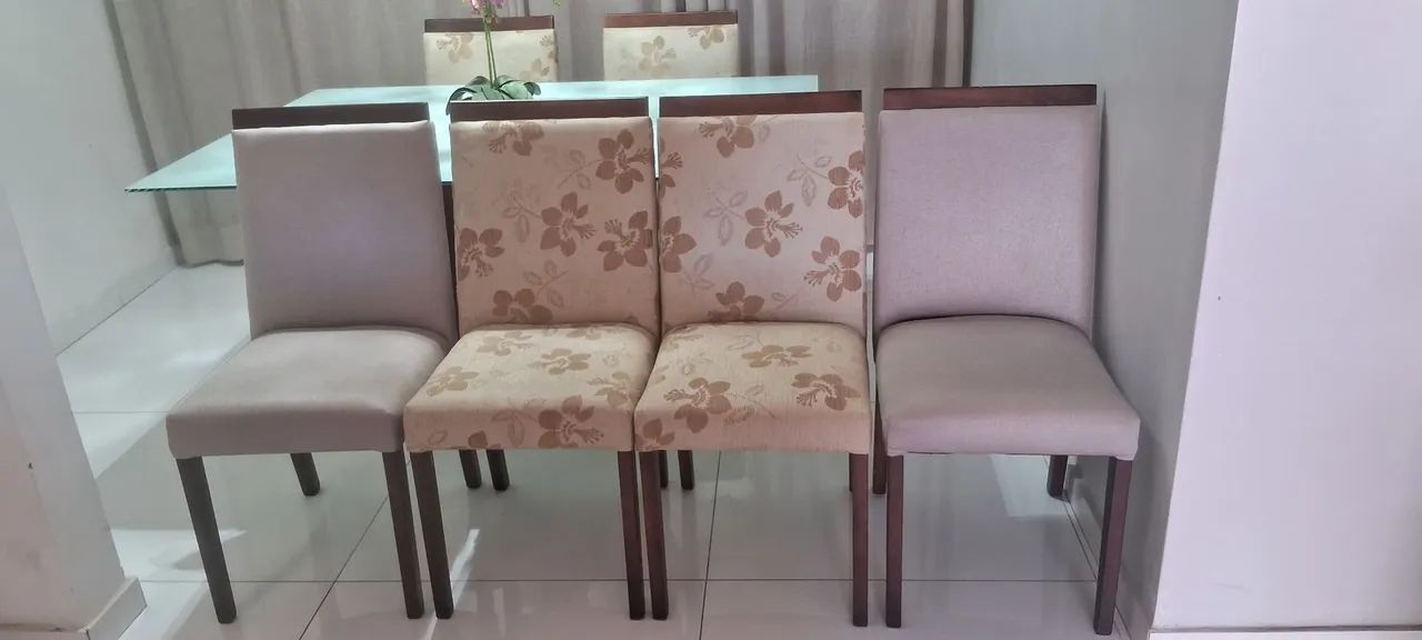Conjunto de rmesa com 6 cadeiras  - Foto 2