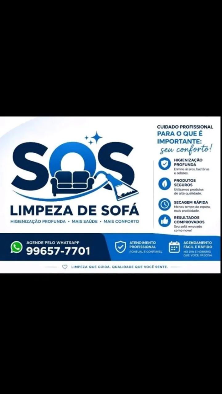 Limpeza de Sofá 