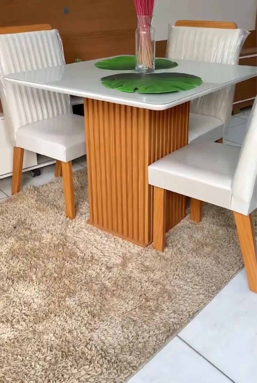 !!MESA + CADEIRAS!! 12 x 152,90 cartão  - Foto 2