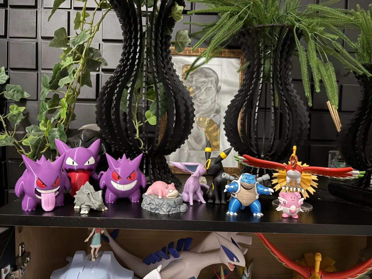 Lote com 9 figuras de Pokémon 