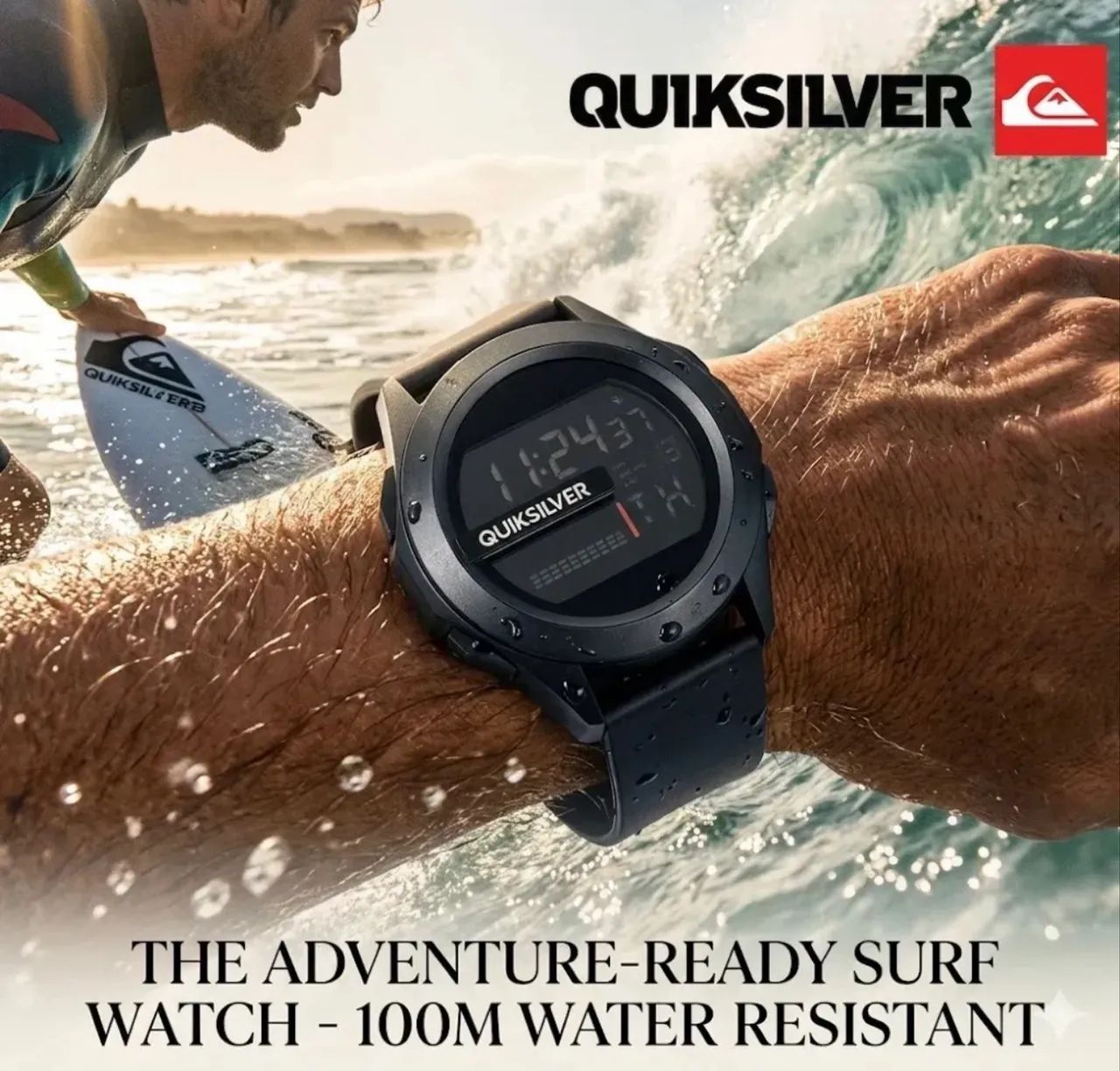 Quiksilver Relógio Masculino Premium - Foto 3