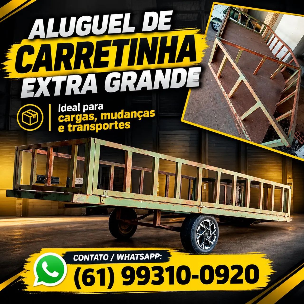 Aluguel de carretinha 