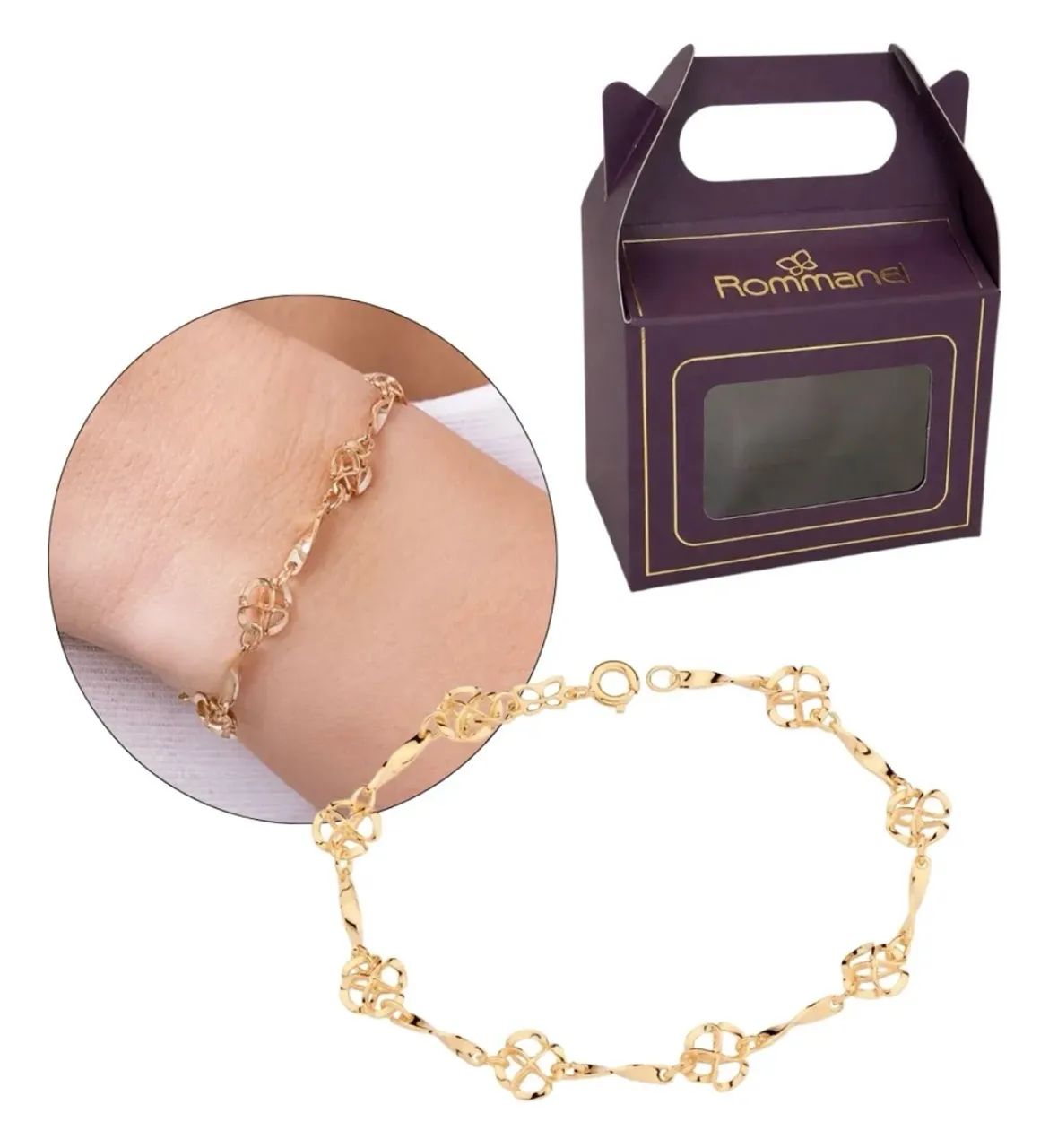 Pulseira Trevo De 4 Folhas  - Foto 3